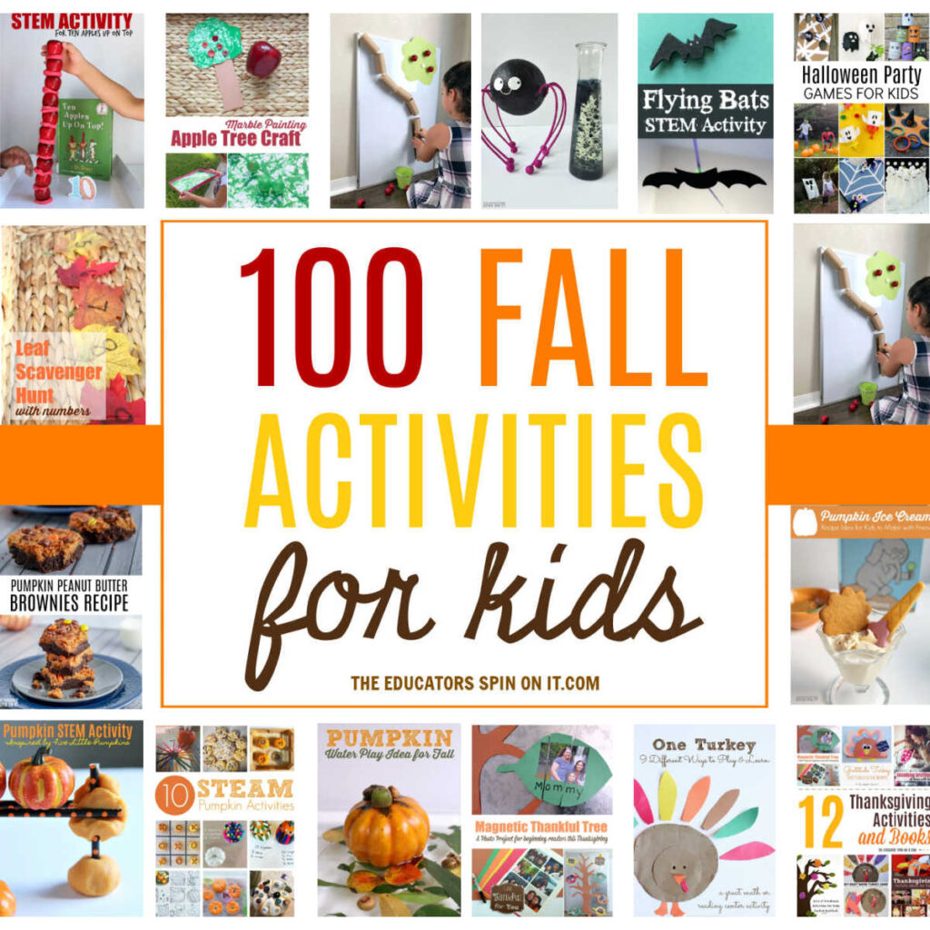100-fall-activities-for-kids - The Educators' Spin On It 100+ Fall Activities for Kids