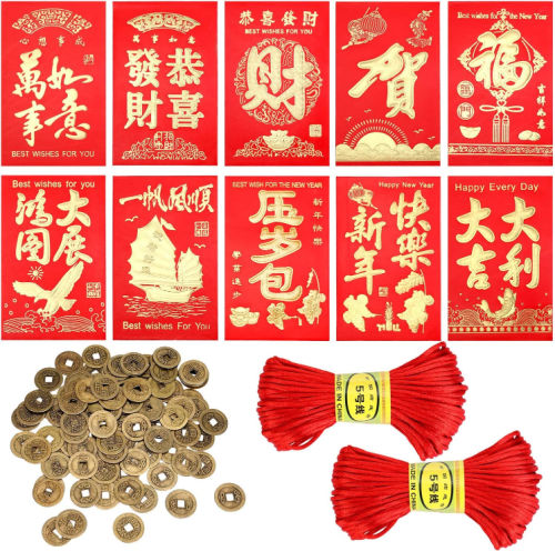 112 Pieces Chinese New Year Decorations for Chinese Spring Festival - The Educators' Spin On It