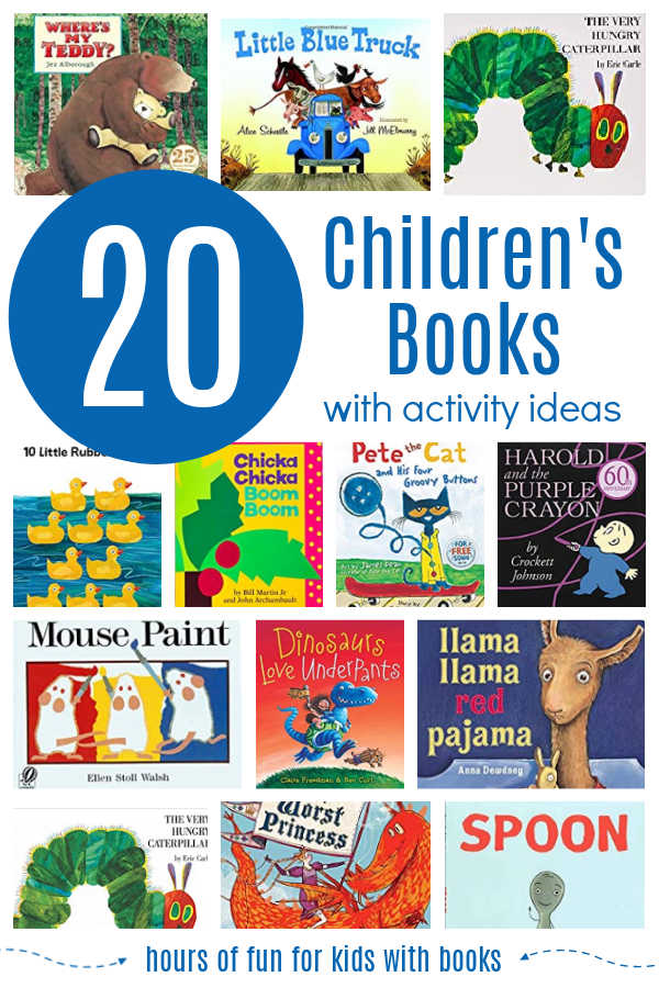 20-childrens-books-activities - The Educators' Spin On It 20 Children's Books and Book Activities