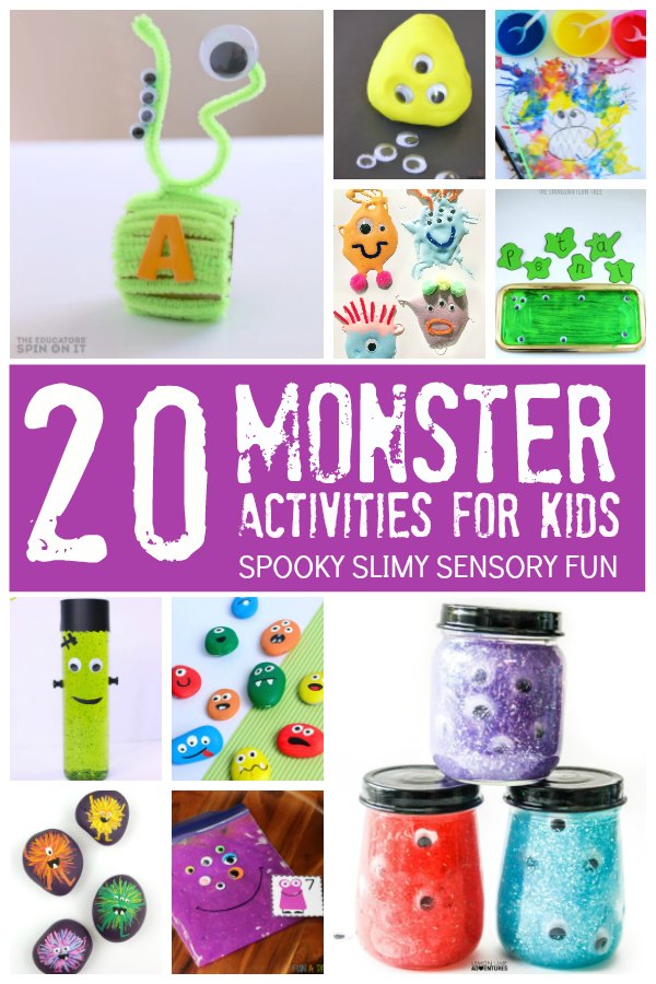 20 Monster Activities for Kids - The Educators' Spin On It 20 Monster Activities for Kids