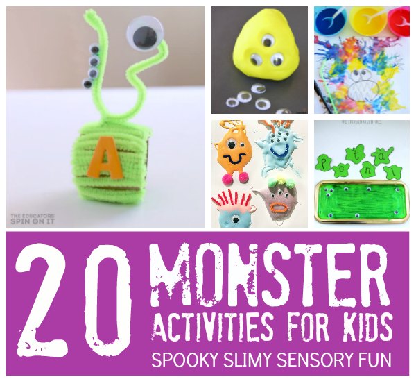 20 Monster Activities for Preschoolers - The Educators' Spin On It 20 Monster Activities for Preschoolers