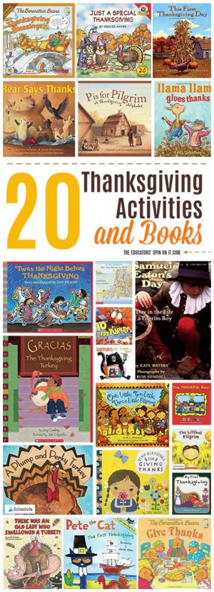 20 Thanksgiving Books for Kids to Read this Fall - The Educators' Spin On It 20 Thanksgiving Books for Kids to Read this Fall