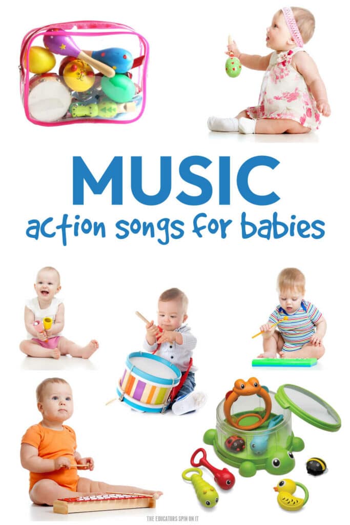 action-songs-for-babies-with-instruments - The Educators' Spin On It Action Songs for Babies!