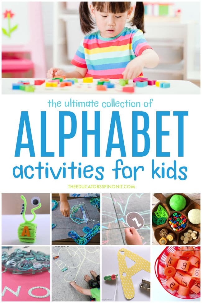alphabet-activities-for-kids - The Educators' Spin On It 30+ Alphabet Activities for Kids