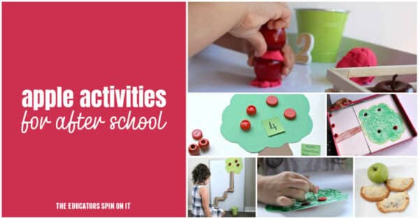 Apple Activities for school aged kids. A fun apple themed activity plan for after school activities for your child.