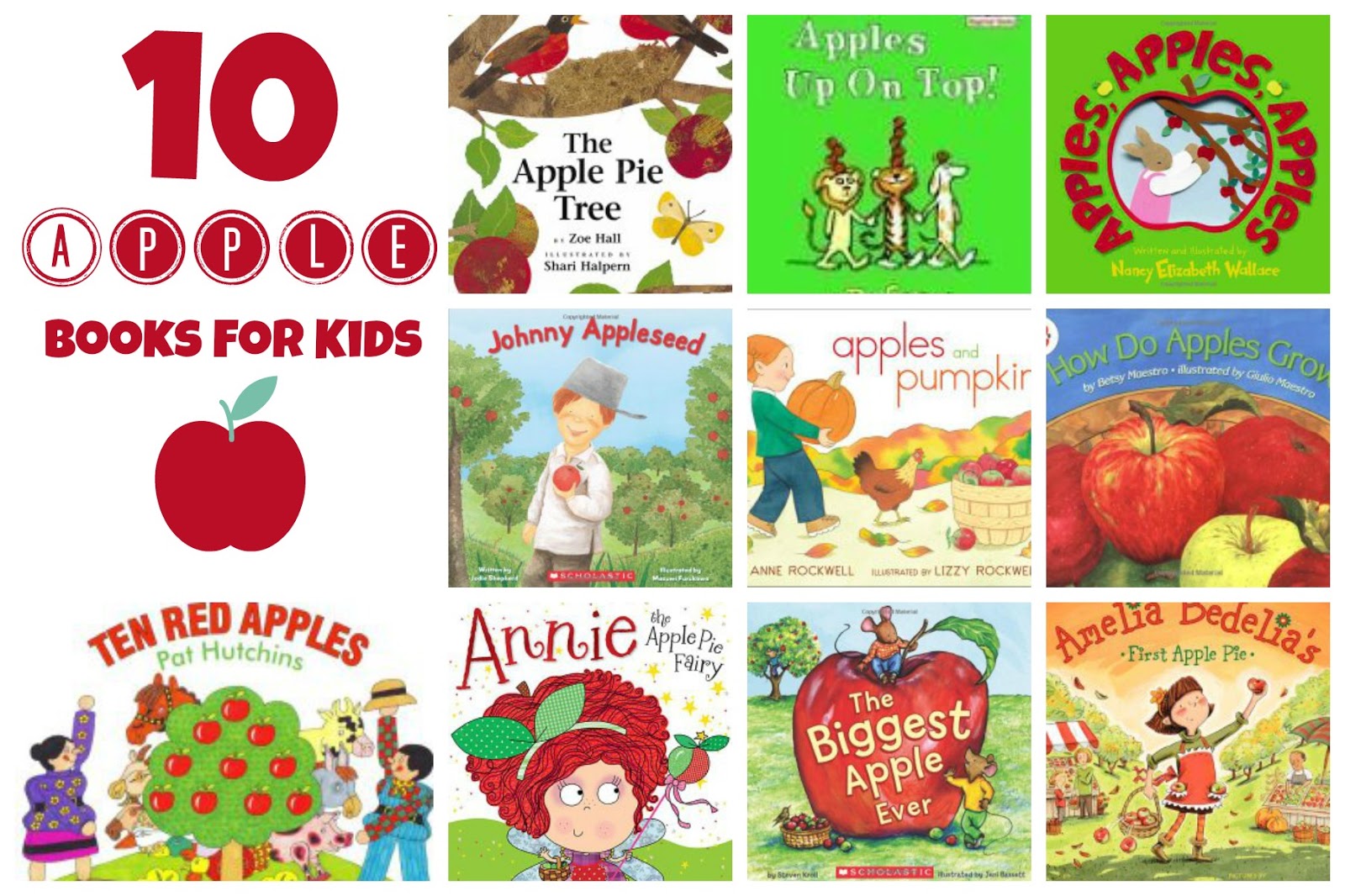 Preschool Apple Theme Activities and Books