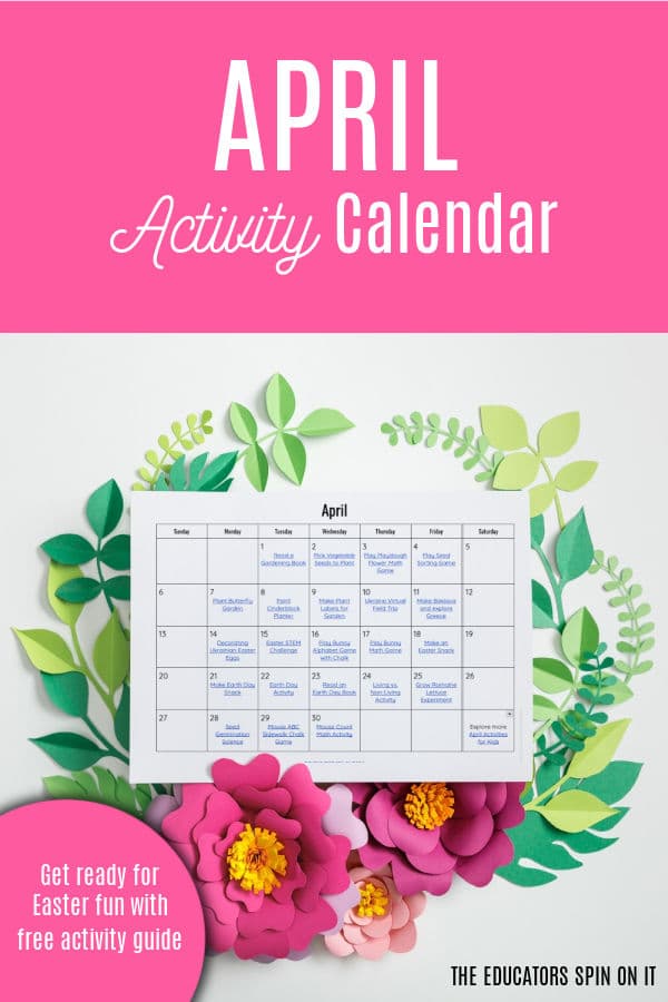 april-activity-calendar-pin-2025 - The Educators' Spin On It April Calendar 2025