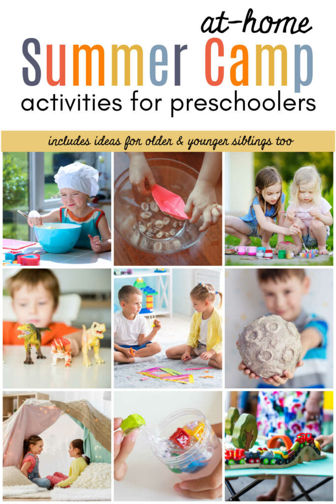 at-home-summer-camp-activities-for-preschoolers - The Educators' Spin On It At Home Summer Camp Activities for Preschoolers and Toddlers