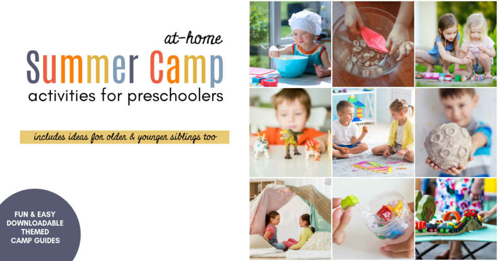 at-home-summer-camp-activities-for-preschoolers-fb - The Educators' Spin On It At Home Summer Camp Activities for Preschoolers