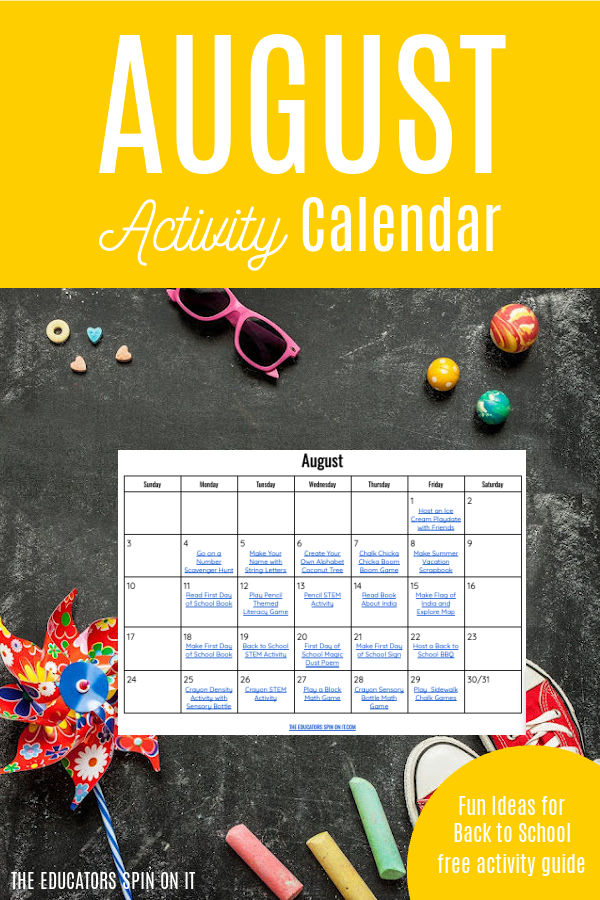 august-activity-calendar-pin-2025 - The Educators' Spin On It August Activity Calendar 2025