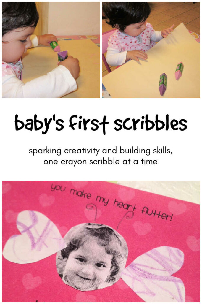 babys-first-scribbles - The Educators' Spin On It Baby's First Scribble with Crayons