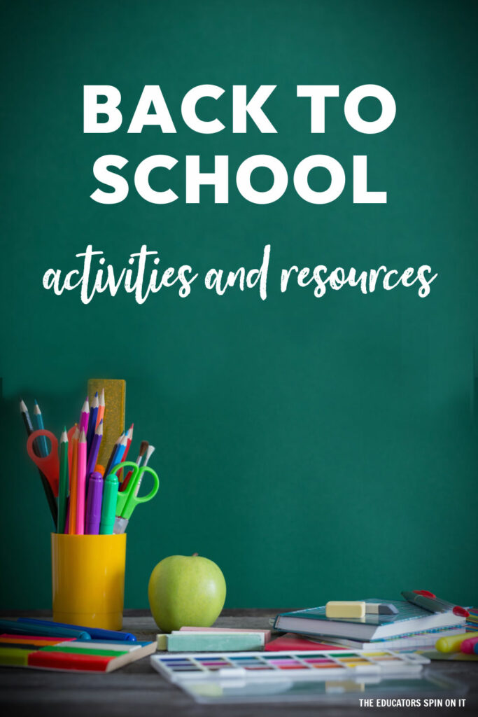 back-to-school-resources-and-activities-for-parents - The Educators' Spin On It Back to School Resources and Activities for Parents