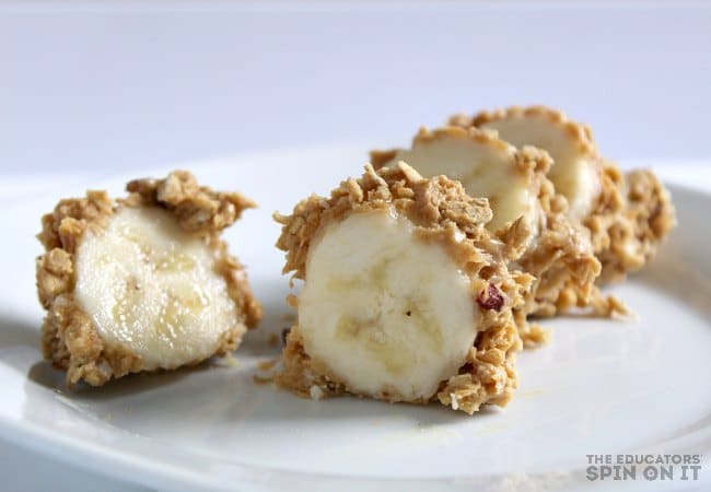 Banana Sushi After School Snack - The Educators' Spin On It Banana Sushi After School Snack