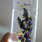 Bat Themed Sensory Bottle with Sight Words