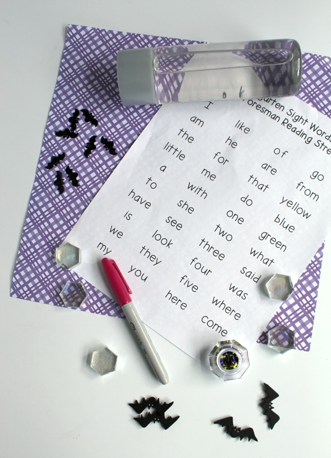 bat-themed-sight-word-activity-sensory-bottle - The Educators' Spin On It Bat Themed Sight Word Activity for Halloween