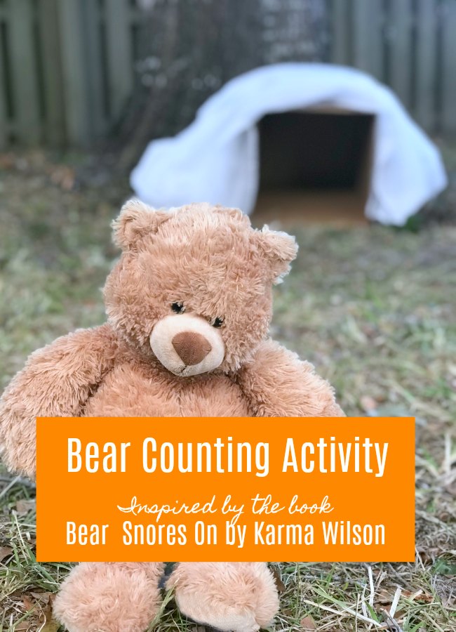 Bear Counting Activity inspired by Bear Snores On #eduspin - The Educators' Spin On It Bear Counting Activity inspired by Bear Snores On #eduspin