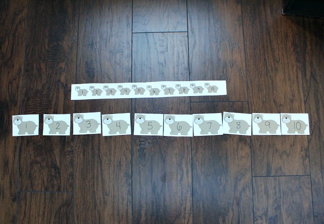 Bear Number Line for Preschoolers - The Educators' Spin On It Bear Number Line for Preschoolers
