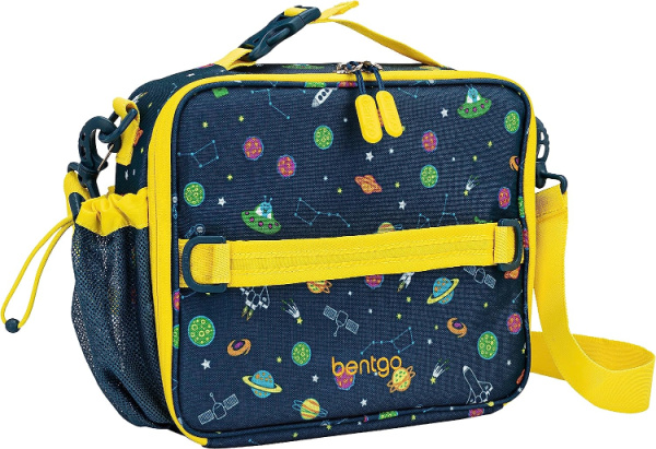 Bentgo® Kids Lunch Bag - Durable Double Insulated Water-Resistant Fabric Interior Exterior Zippered Pockets Water Bottle Holder - The Educators' Spin On It Bentgo® Kids Lunch Bag - Durable Double Insulated Water-Resistant Fabric Interior Exterior Zippered Pockets Water Bottle Holder