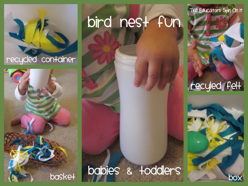 bird+nest+fun+blog.jpg - The Educators' Spin On It toddler making easter chick birds next from felt pieces