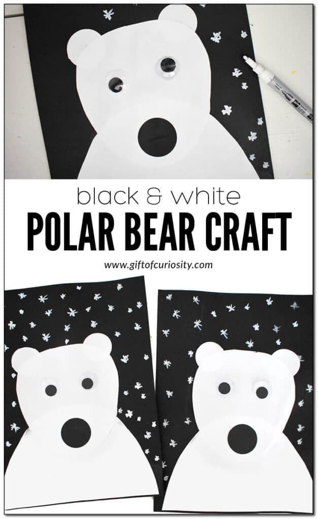 Black-and-white-polar-bear-craft-Gift-of-Curiosity-627x1024-1 - The Educators' Spin On It Black and White Polar Bear Craft