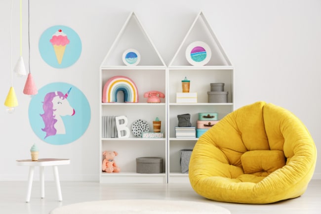 bookcase-and-chair-for-kids-room - The Educators' Spin On It Child's Chair with Bookcase