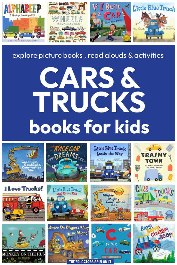 books-about-cars-and-trucks - The Educators' Spin On It Children's Books about Cars and Trucks