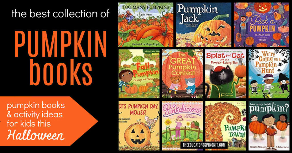 books-about-pumpkins-for-kids-this-halloween - The Educators' Spin On It The Ultimate List of Pumpkin Books for Kids this Halloween
