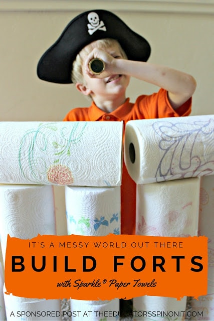 Build%2BForts.jpg - The Educators' Spin On It Building Forts with Paper Towels