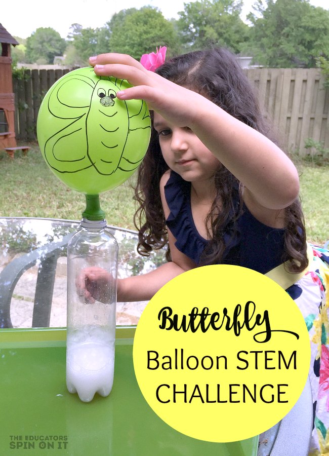 Butterfly Balloon STEM Challenge for Kids - The Educators' Spin On It Butterfly Balloon STEM Challenge for Kids