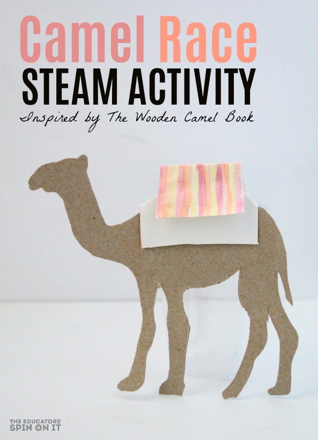 Camel Race STEAM Activity for Kids with Recycled Cardboard, Straws and Watercolors for kids - The Educators' Spin On It Camel Race STEAM Activity for Kids with Recycled Cardboard, Straws and Watercolors for kids