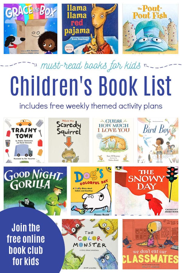 childrens-book-list-2021-2022-copy - The Educators' Spin On It Children's Book List of tops books to read for the Virtual Book Club for Kids