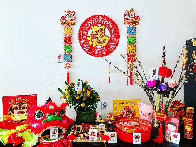chinese-new-year-activities - The Educators' Spin On It Chinese New Year decorations with books, activities and wall hangings