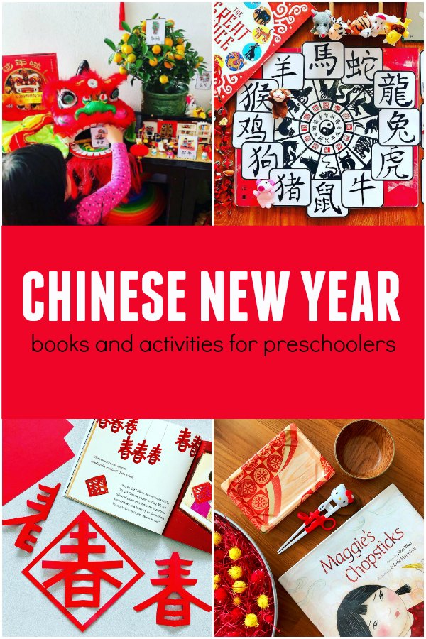 chinese-new-year-books-and-activities-for-preschooler - The Educators' Spin On It Collection of Chinese New Year Activities for Kids with with boos and activities