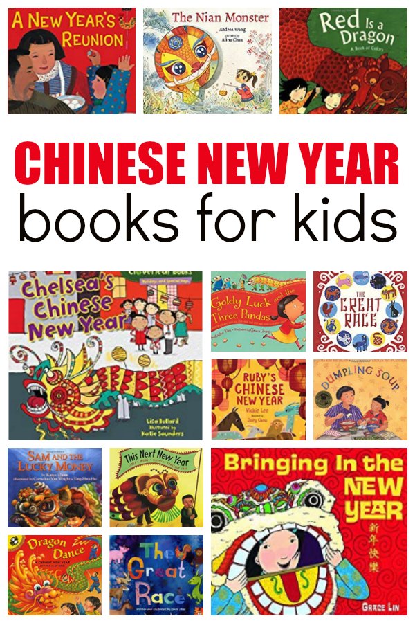 Chinese-new-year-books-for-kids-2 - The Educators' Spin On It Book covers featuring books about the Chinese New year for ids