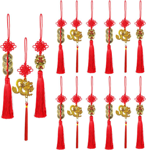 Chinese-Year-Dragon-Lucky-Charms-Hanging-Chinese-Feng-Shui-Decor-Chinese-Knot-New-Year-Decorations - The Educators' Spin On It