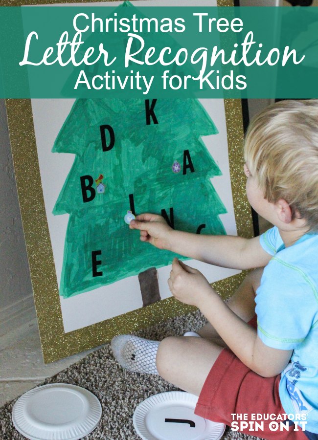 Christmas Tree Alphabet Recognition Activity for Kids (8 of 8) - The Educators' Spin On It READ and Decoate, a Christmas Tree Letter Recognition Activity for Kids. Christmas Tree Letter craft. Learn your ABC's