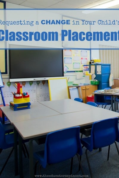 classroom change - The Educators' Spin On It Requesting a Change of Classroom for Your Child