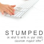 How to write a letter for classroom placement or teacher request with a sample letter