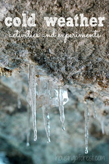cold weather activities and experiments