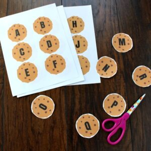 Cookie Alphabet Themed Game for Kids