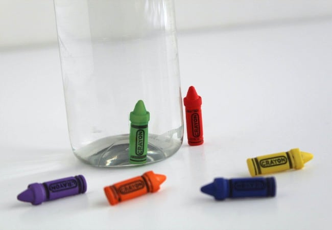 Crayon Themed Sensory Bottle - The Educators' Spin On It Crayon Themed Sensory Bottle