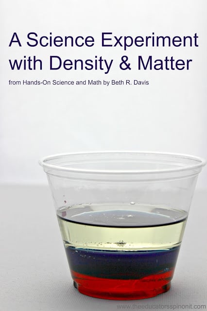 Density%2BScience%2BExperiement.jpg - The Educators' Spin On It A science experiment with Density and Matter for Kids