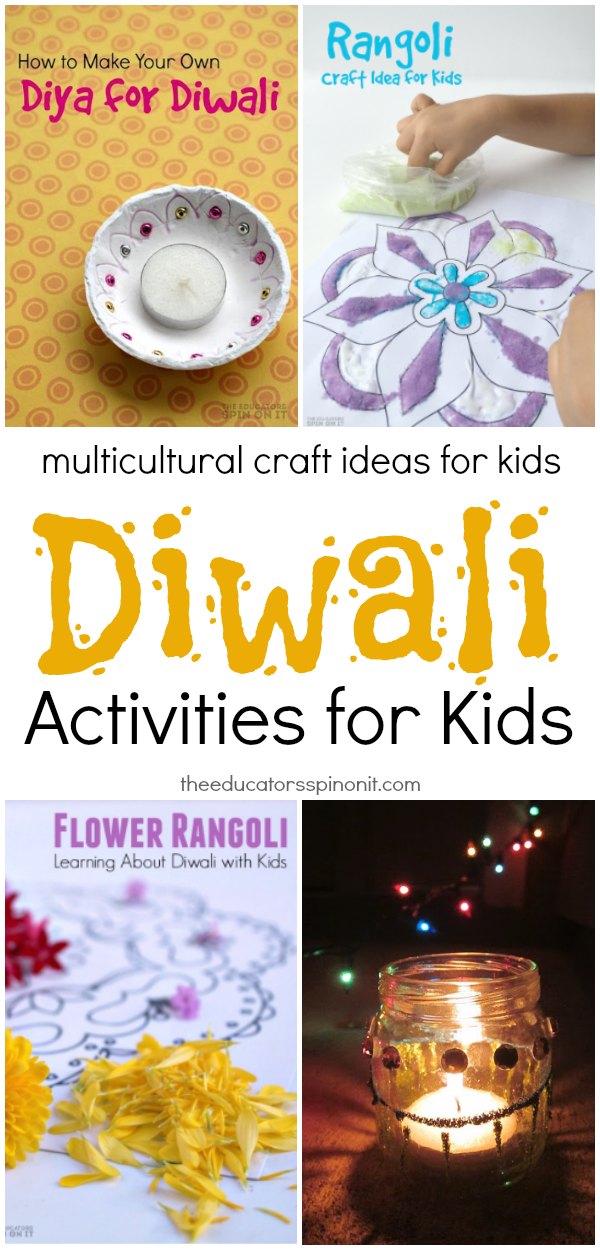 Diwali Activities for Kids - The Educators' Spin On It Diwali Activities for Kids featuring Rangoli, Diyas and Indian Tradition of Lighting Candle