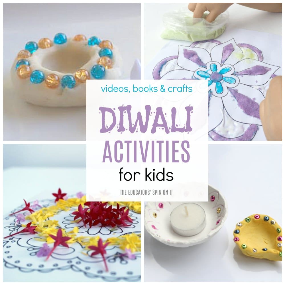Diwali Activities for Kids featuring crafts, books and videos - The Educators' Spin On It Diwali Activities for Kids featuring crafts, books and videos