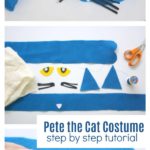 Blue DIY Pete the Cat Costume Headband and Tail