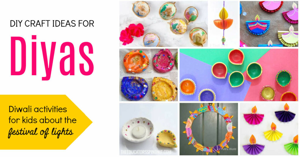 diyas-for-kids - The Educators' Spin On It DIY Diya Crafts for Kids for Diwali