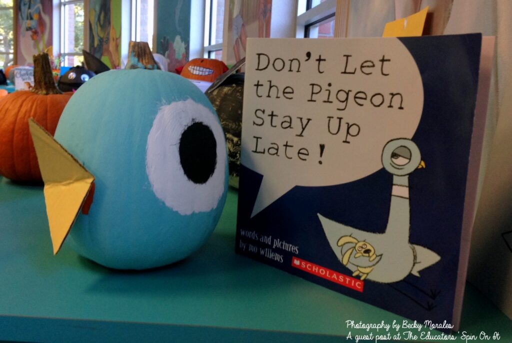 Don't Let the Pigeon Stay Up Late Pumpkin - The Educators' Spin On It