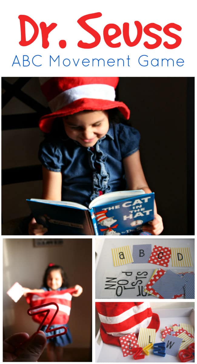 dr-seuss-abc-movement-game-for-preschoolers - The Educators' Spin On It How to create a letter game inspired by the book The Cat in the Hat by Dr. Seuss