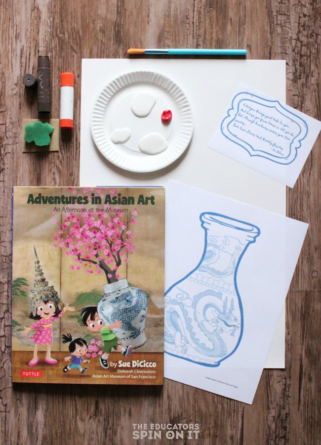 Dragon Vase Painting Project for Kids - The Educators' Spin On It Dragon Vase Painting Project for Kids: Raising global kids, art projects for young children, Chinese New Year painting