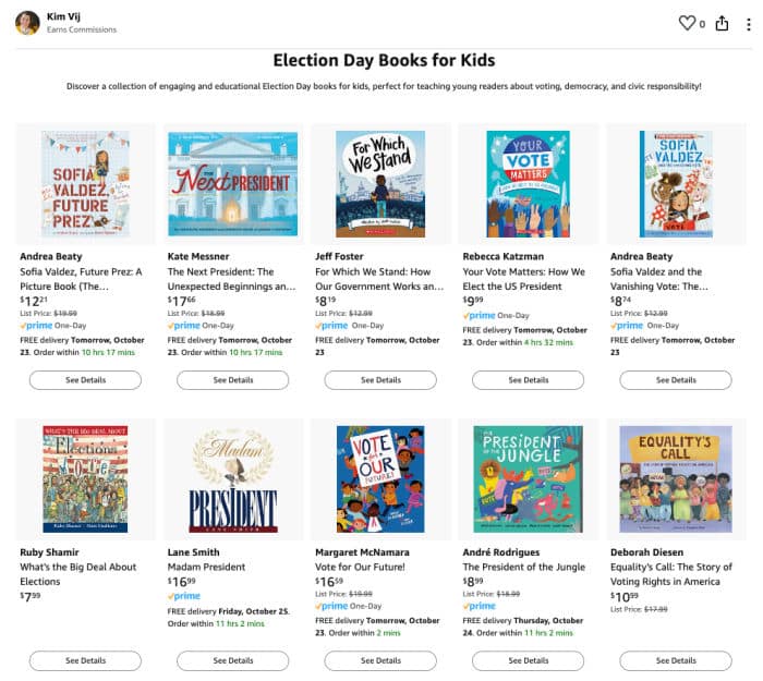 election-day-books-for-kids - The Educators' Spin On It